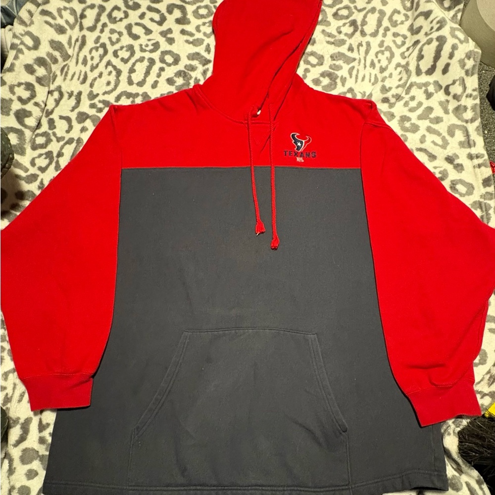 NFL Red and Black Men's Hoodie